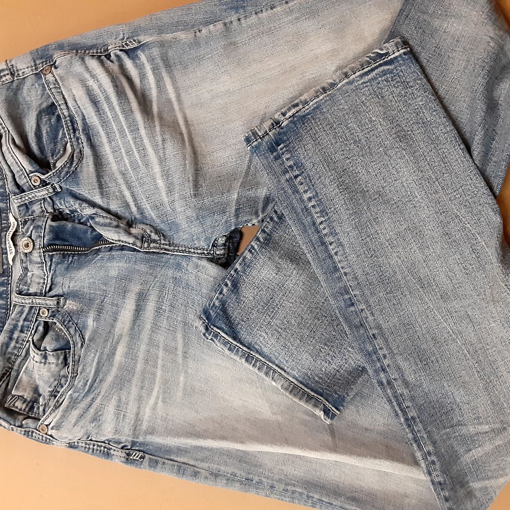 BKE Men'sLight Blue Denim Jeans